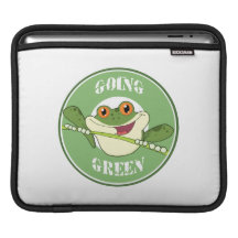 Går den gröna grodan iPad sleeve
