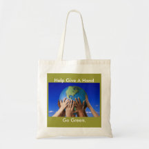 Går den gröna shopping bag tygkassar