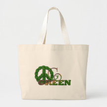Går grönt 2 tote bag