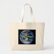 Går grönt tote bag