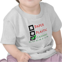 Går plast- kanfas för dokument med olika förslag t shirts