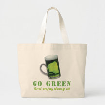 Går tycker om grönt… och det! tote bag