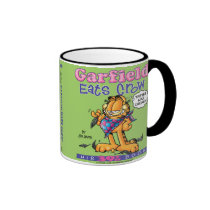 Garfield äter kråkamuggen muggar