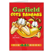 Garfield går bananer noterar kortet kort