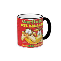 Garfield går bananmuggen muggar