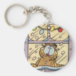 Garfield julafton Keychain Nyckel Ring