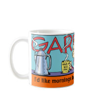 Garfield Logobox morgnar rånar Kaffe Koppar