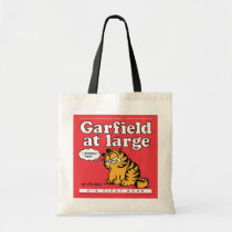 Garfield på den stora totot hänger lös tyg kassar