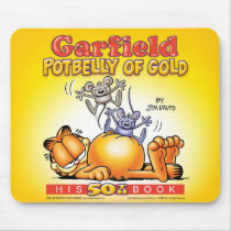 Garfield Potbelly av guld- Mousepad musmattor