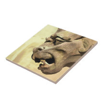 GARGOYLE KAKELPLATTA AV KERAMI