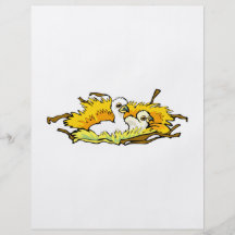garphic bebisfiskgjusechickar personliga flygblad