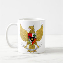 Garuda Pancasila, t beväpnar Indonesien, Indonesie Kaffe Muggar