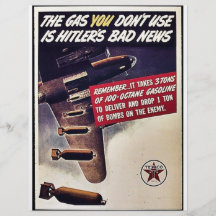 Gasa som du inte använder, är Hitlers dåliga nyhet Full Färg Flygblad
