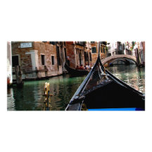 Gator av Venedig Skräddarsydda Fotokort