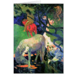 Gauguin: Konstkort:  Vithästen
