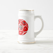 Gåvor för boll för danskaScandanavian viking fotbo Kaffe Mugg