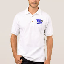 Gåvor för fotboll för flagga för Grekland fotbolll Tee Shirts