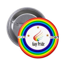 Gay pride knappar med nål