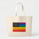 Gay prideamerikanska flaggan tygkasse
