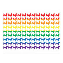 Gay prideregnbågetaxar vykort