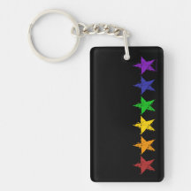 Gay pridestjärnor Keychains Keds Skor