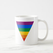 Gay pridetriangel kaffe kopp