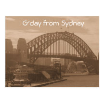 G'day från den Sydney vykortet