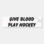 Ge blodlekhockey bildekal