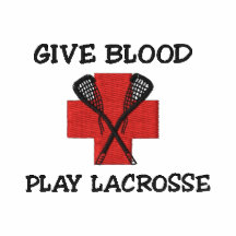 Ge broderade skjortan för blodlek den Lacrosse Pikétröjor