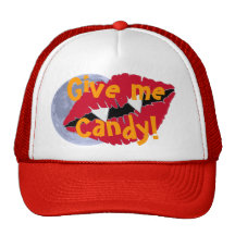 Ge mig godisen! Vampyrläpparhatt Trucker Keps
