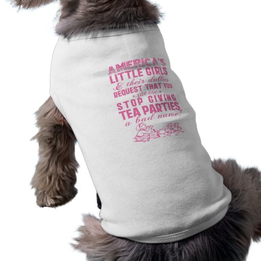 Ge Tea festar ett dåliganamn T-shirt För Husdjur