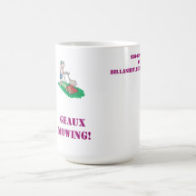 Geaux meja! kaffe koppar