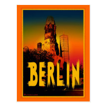 gedächtniskirche in berlin postkarte