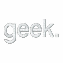 geek. Broderad Hoodie