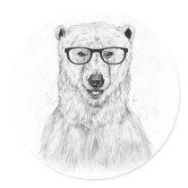 Geekbjörn klistermärken