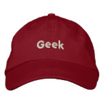 Broderade Geek Kepsar