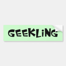 Geekling bildekal