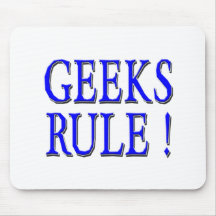 Geeks härskar!  Blått Musmattor