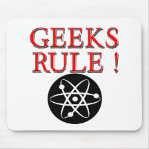 Geeks härskar!  med atomen musmatta