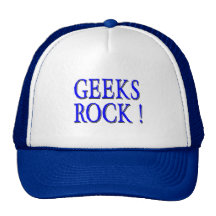 Geekssten!  Blått Kepsar