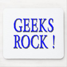 Geekssten!  Blått Musmattor
