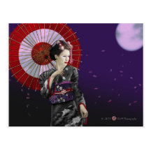 Geisha Vykort