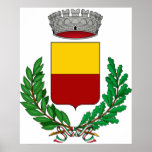 Gemona del Friuli Stemma, italien Affisch