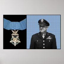 General Doolittle och medaljen av heder Affisch