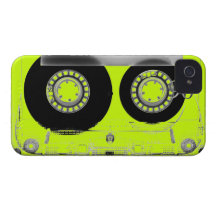 Genomskinlig Retro kassett Mixtape iPhone 4 Cases