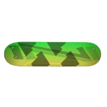 Genomsnittlig grönt stiger ombord anpassad skate board