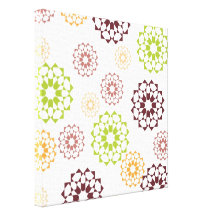 Geometri slågen in kanfas 12x12 sträckta kanvas tryck