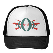 geometrische Formen geometric shapes Baseballmützen