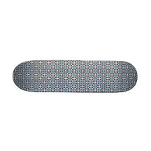 Geometrisk blommönsterSkateboard