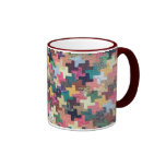 Geometrisk patchworkmugg
